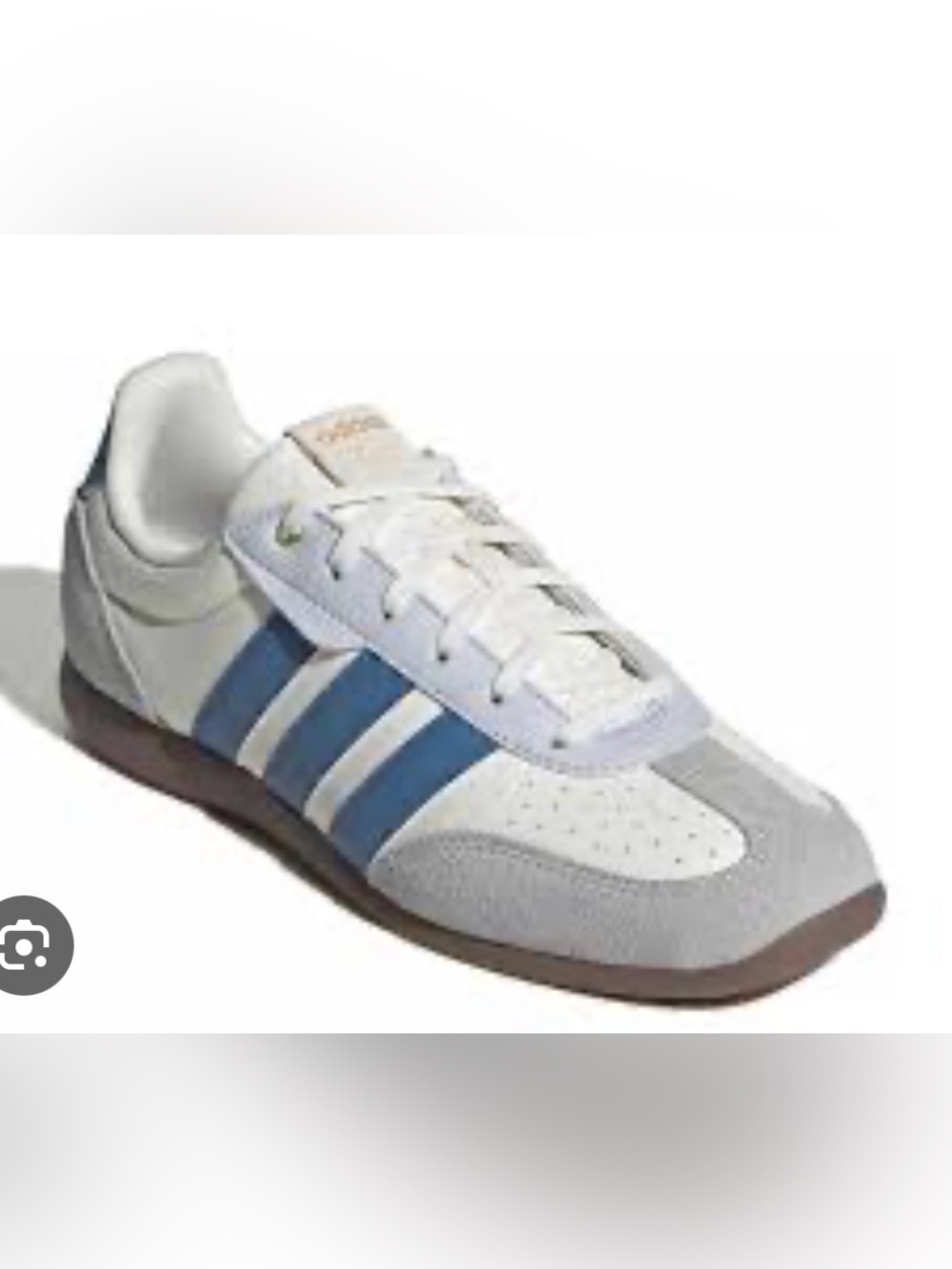 adidas Barreda Lo Womens Size 7.5 White Blue Cloudfoam Comfort Sneakers